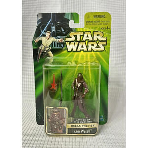 Hasbro Attack Of The Clones Sneek‎ Preview Zam Wesell Droid Action Figure NIP